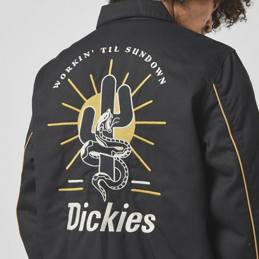 Dickies Bettles Jacket Black Detail