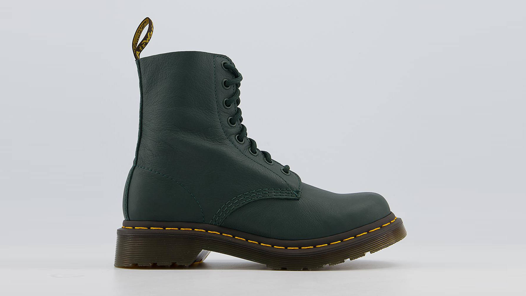 Dr. Martens 8 Eyelet Lace Up Boots Pine Green