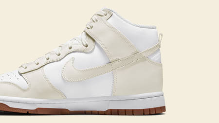 The Latest Nike Dunk High Gets the Triple White Treatment