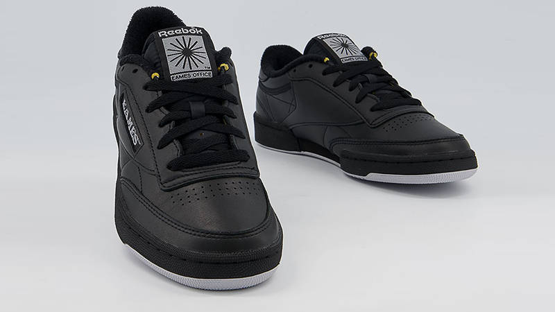 Eames x Reebok Club C 85 Black GY1067 Front