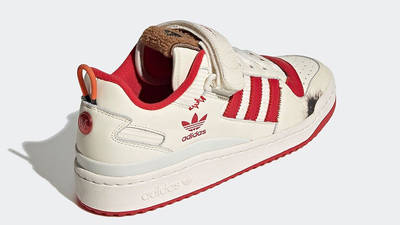 Home Alone x adidas Forum Low White Red GZ4378 Back