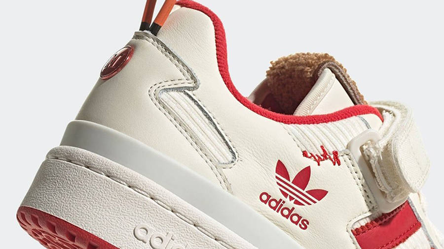 Home Alone x adidas Forum Low White Red GZ4378 Detail 2