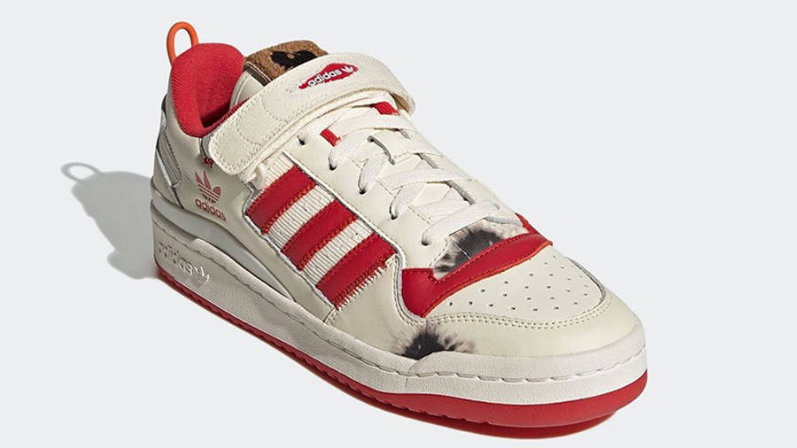 Home Alone x adidas Forum Low White Red GZ4378 Front
