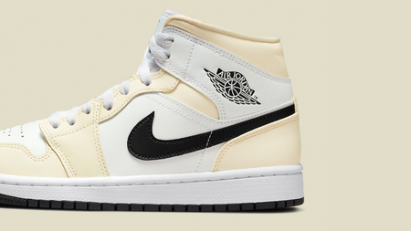 Another Neutral-Hued Jordan 1 Mid is Joining the "Coconut Milk" Pack