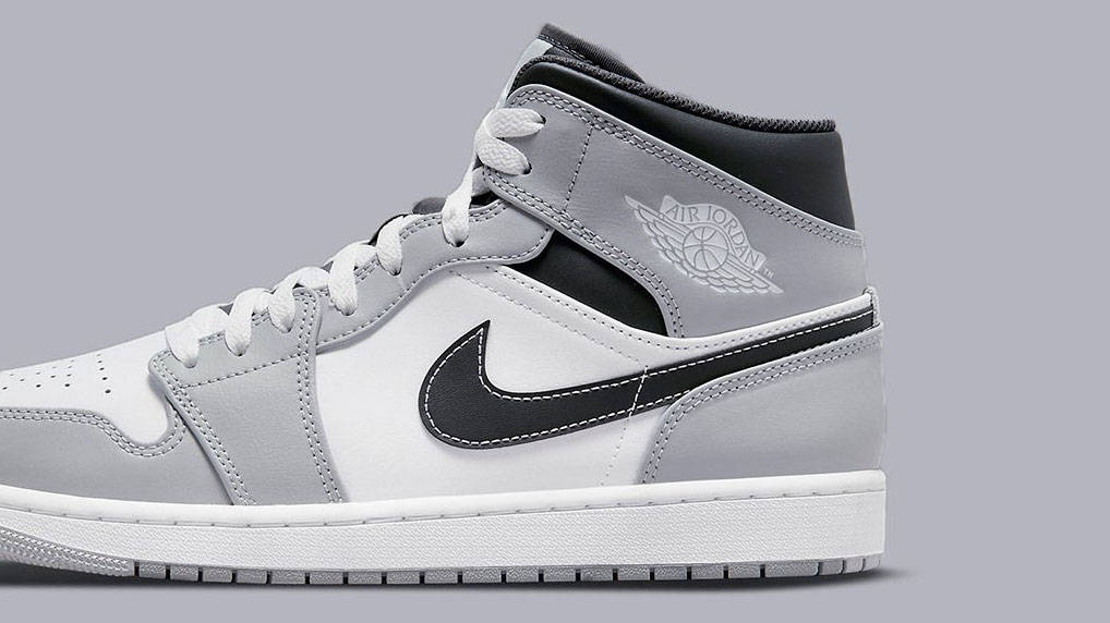 Jordan 1 Mid Light Smoke Grey White Anthracite Feature