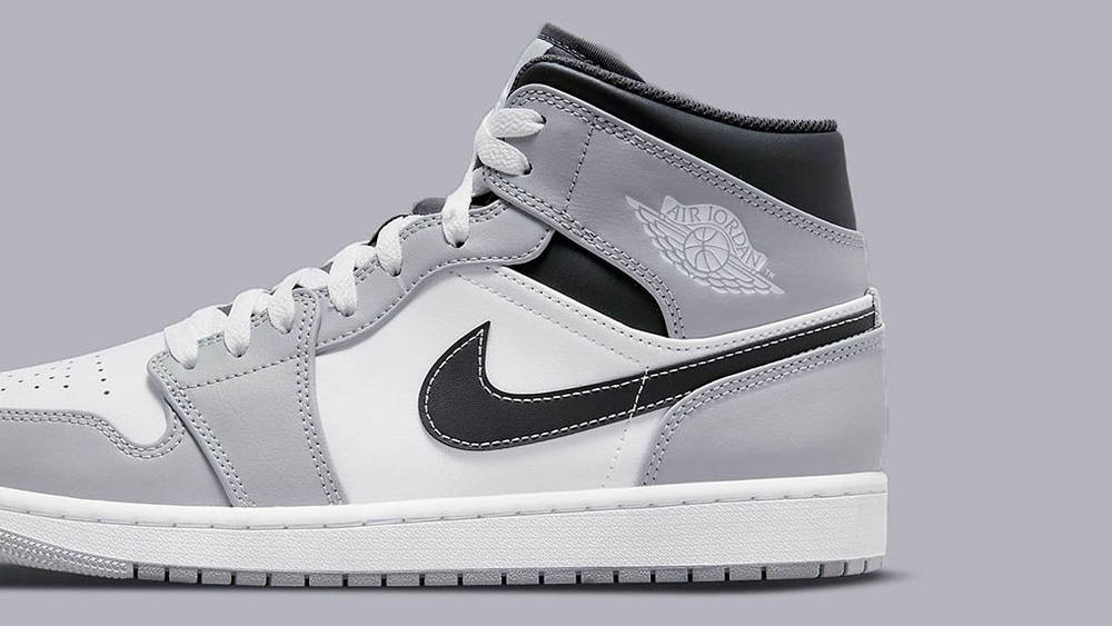 Jordan 1 Mid Light Smoke Grey White Anthracite Feature Jordan 1 Mid Light Smoke Grey White Anthracite Feature