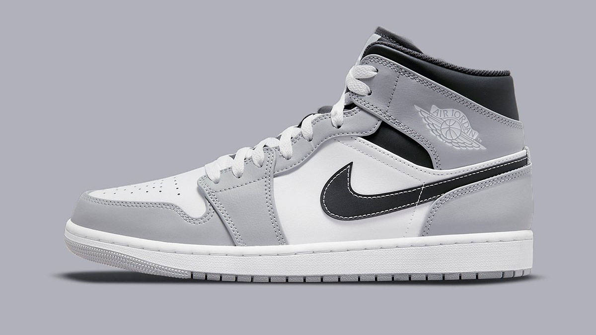 Jordan 1 Mid Light Smoke Grey White Anthracite