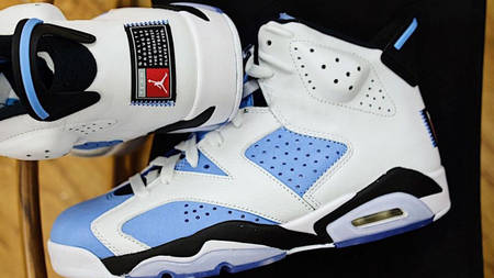 Detailed Images of the Air Jordan 6 "UNC" Surface Detailed Images of the Air Jordan 6 "UNC" Surface