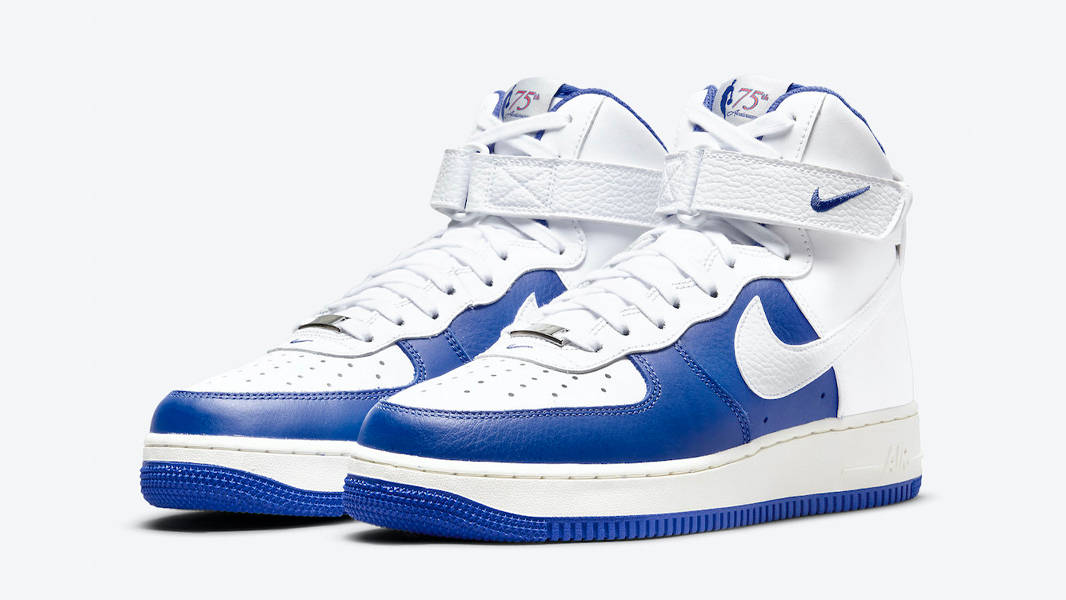 NBA x Nike Air Force 1 High Royal White Front