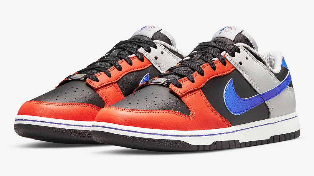 NBA x Nike Dunk Low EMB Knicks DD3363-002 Side