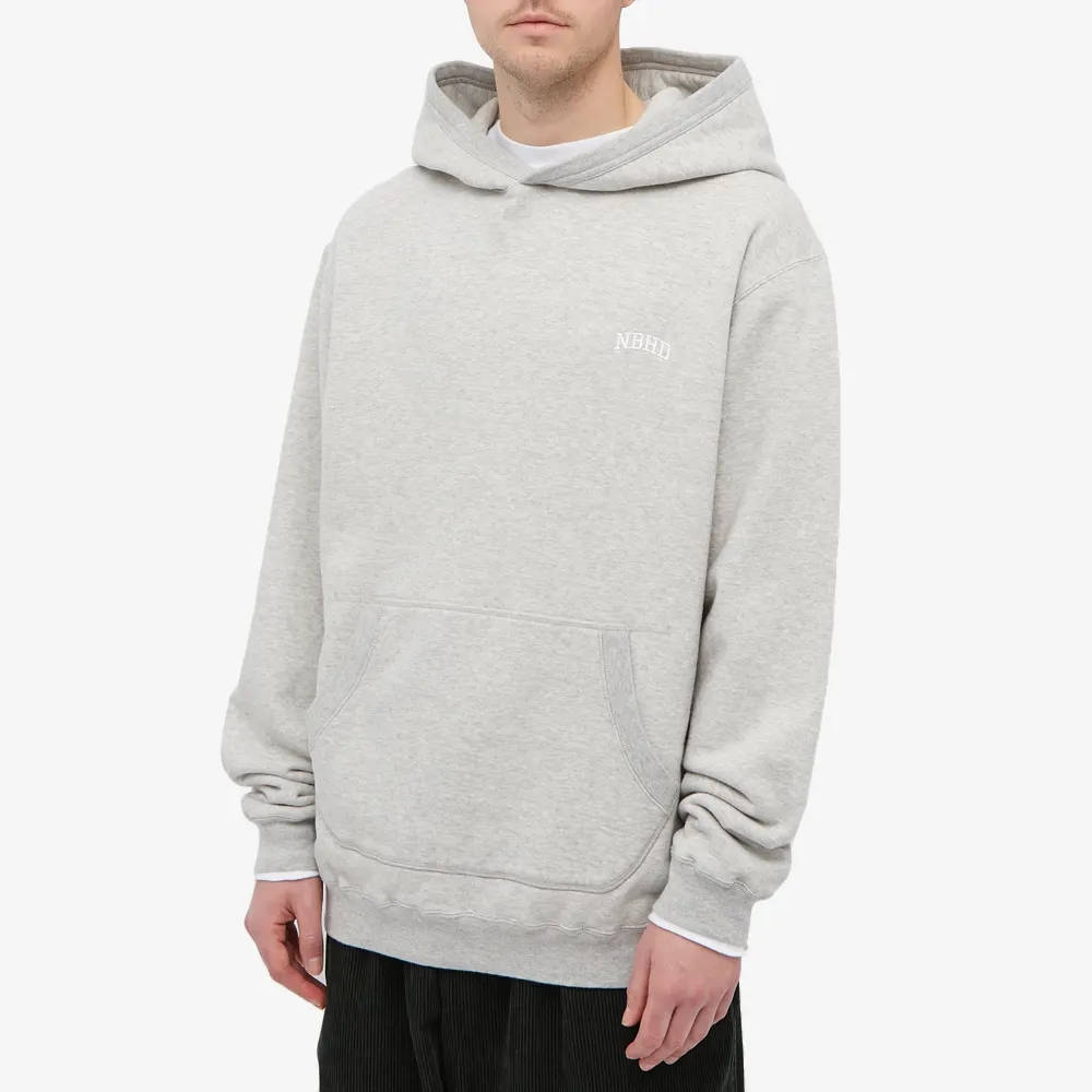 Neighborhood Classic College Popover Hoodie - Grey | The Sole Supplier