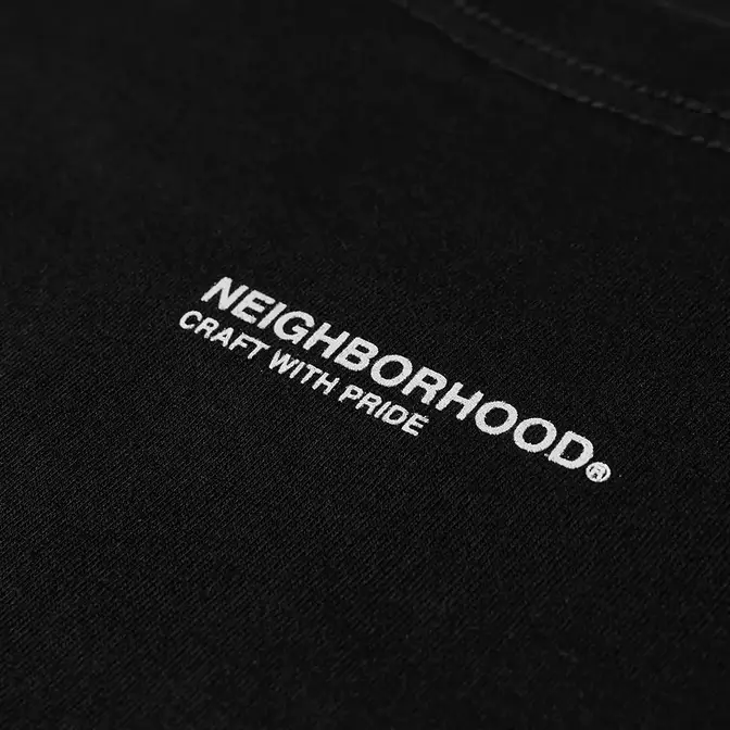 Neighborhood Vulgar T-Shirt Black Detail 2