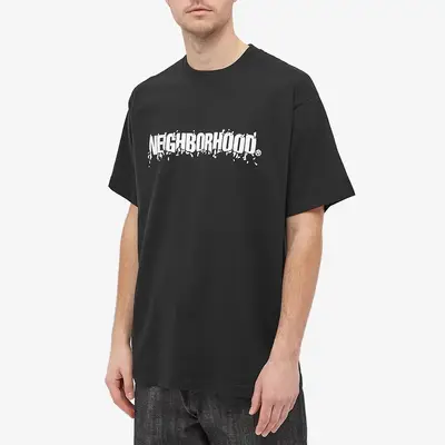 Neighborhood Vulgar T-Shirt Black Front