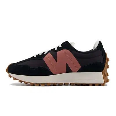 Black and pink new balance clearance trainers