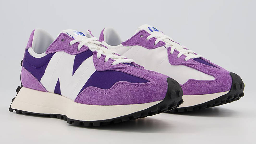 New Balance 327 White Purple
