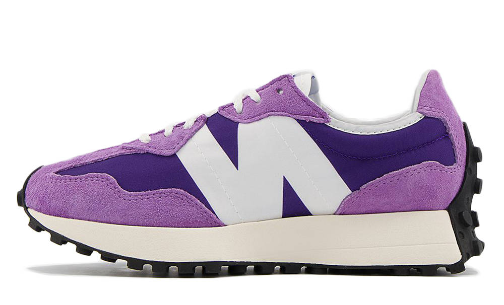 New Balance 327 White Purple