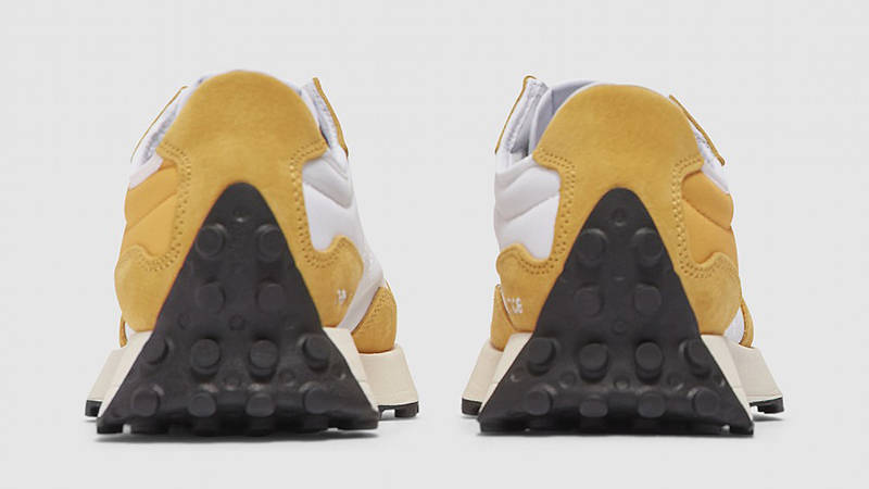 New Balance 327 Yellow Black White MS327LI1 Back