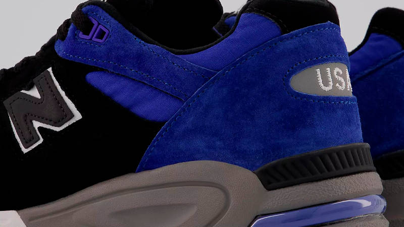 New Balance 990v2 Black Blue Closeup