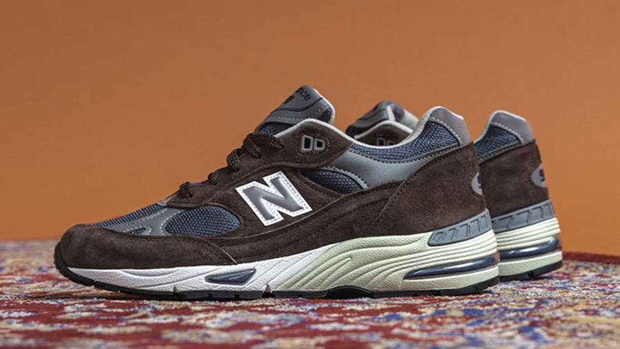 New Balance 991 Brown Navy front