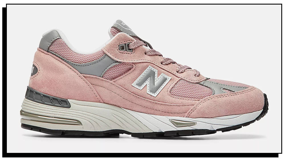 New Balance 991 Made in UK Pink Grey