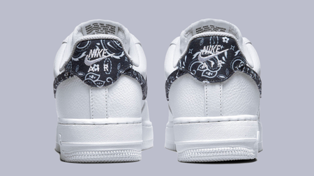 The Nike Air Force 1 "Black Paisley" Gets Added to the Release Roster