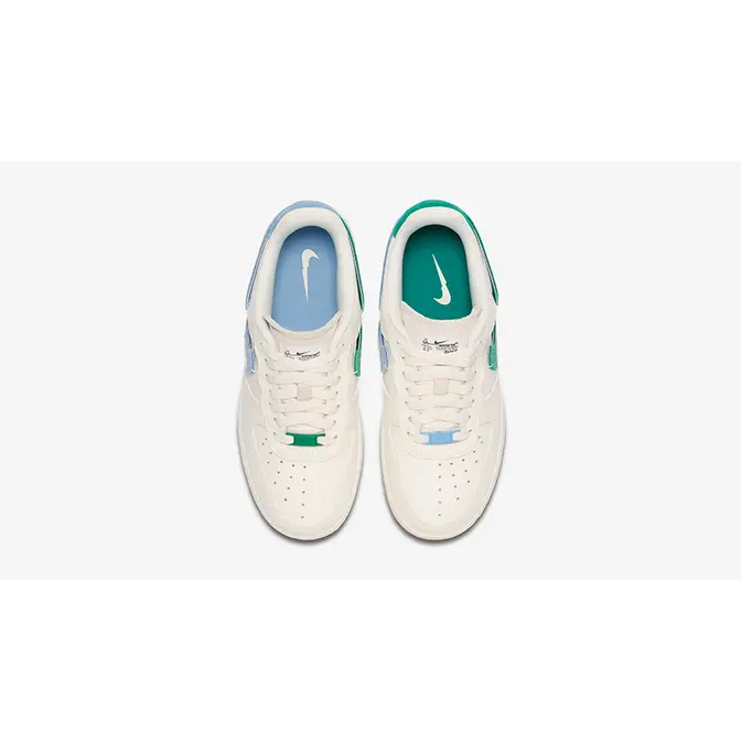 Nike - AIR FORCE 1 '07 PRM NN 'ARCTIC ORANGE/SAIL/VIVID GREEN/BLACK' -  VegNonVeg