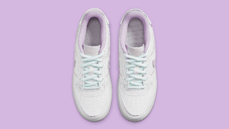 Nike Air Force 1/1 White Lilac Aqua