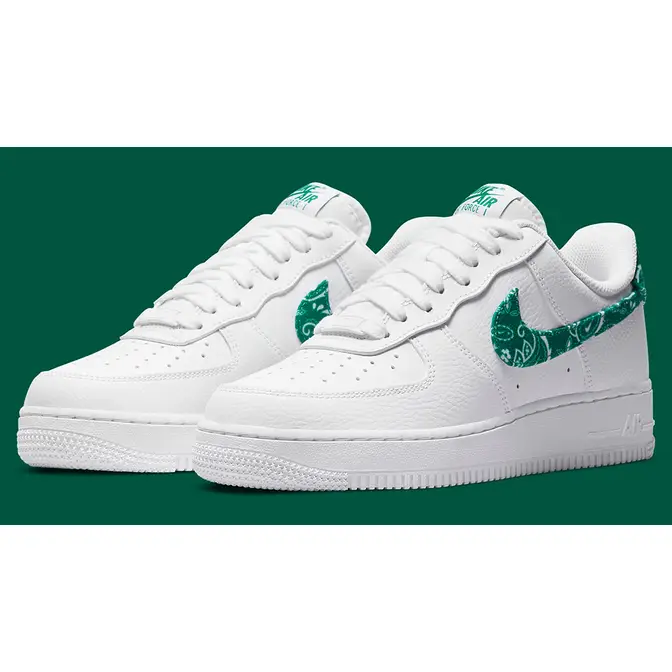 Nike Air Force 1 Green Paisley | Where To Buy | DH4406-102 | The