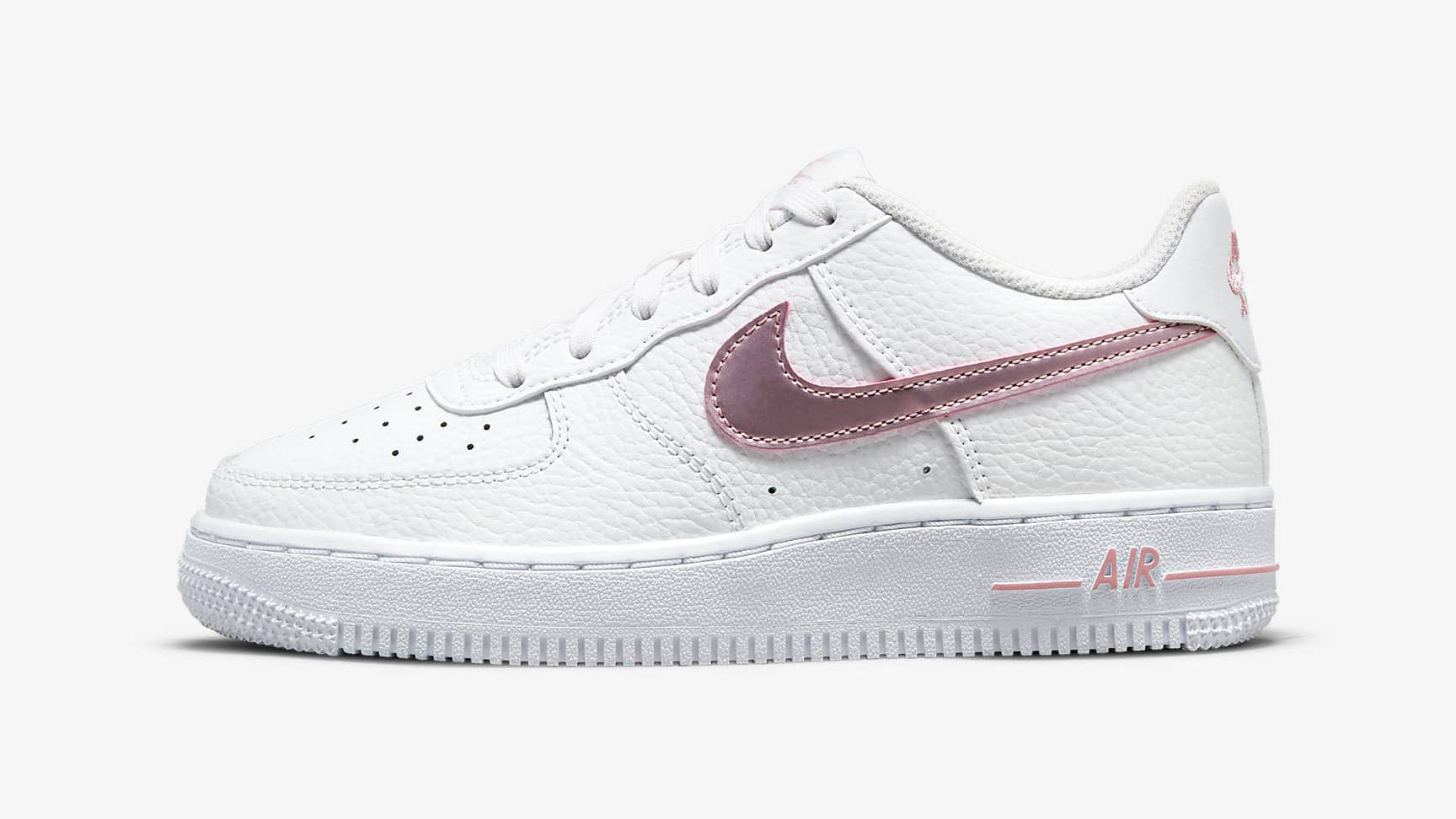 Nike Air Force 1 GS White Pink Glaze
