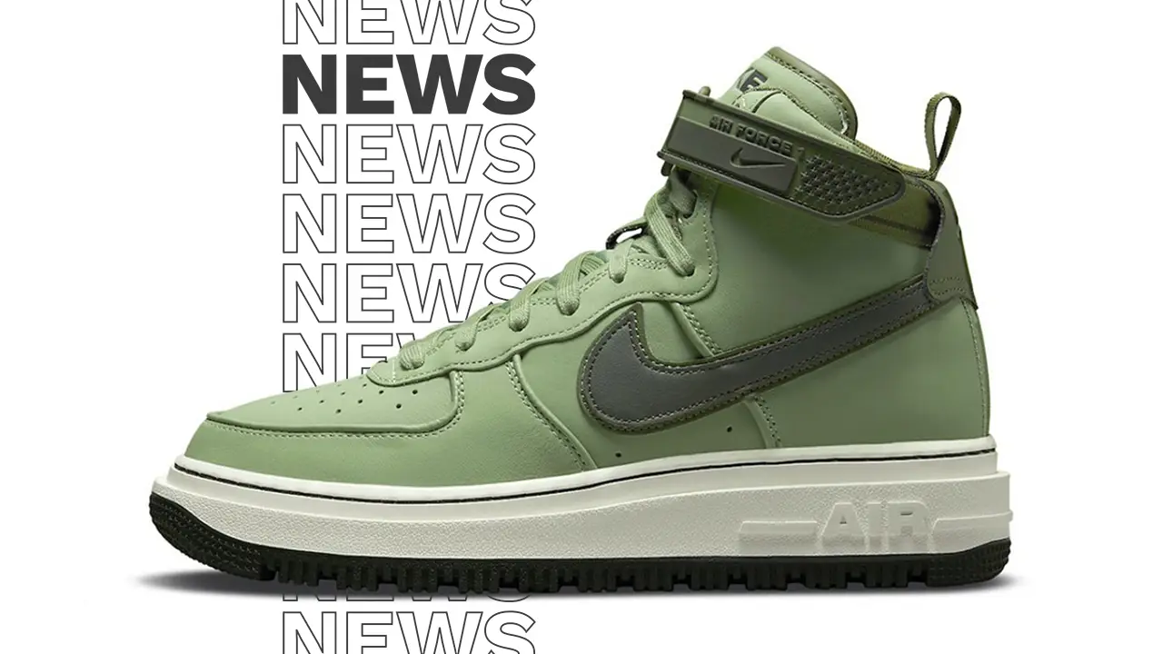 The Nike Air Force 1 High Boot Military Green Is Ready For Winter The Sole Supplier