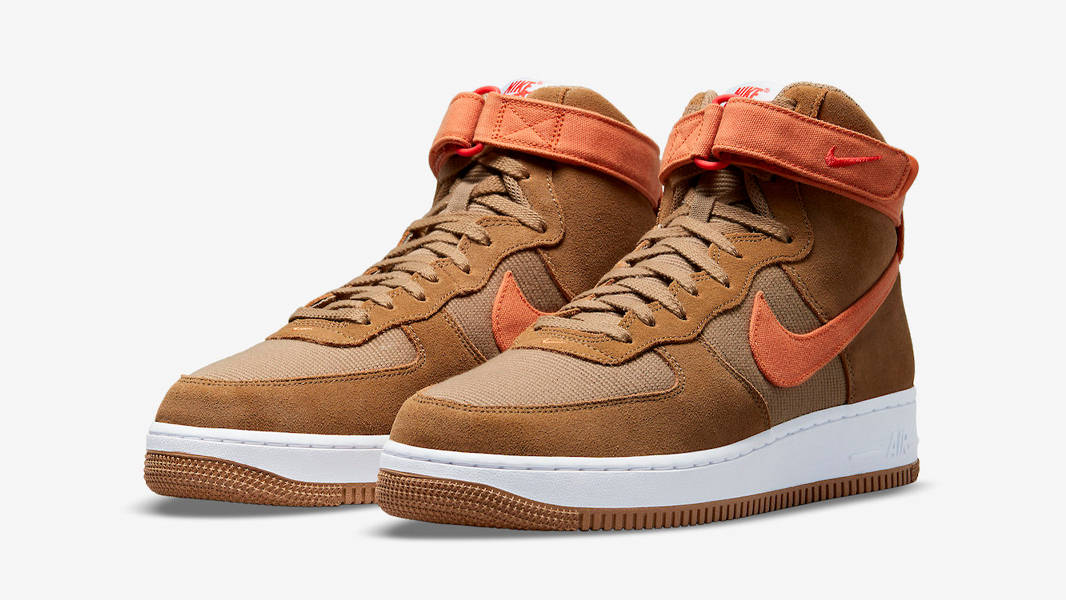 Nike Air Force 1 High Brown Orange Where To Buy DH7566 200 The Sole Supplier