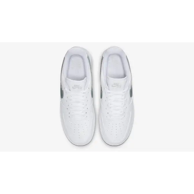 Nike Air Force 1 Low Glitter Swoosh Green White | Where To Buy | DH4407 ...