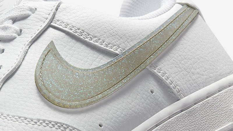Nike Air Force 1 Low Glitter Swoosh Yellow DH4407-101 Detail 3
