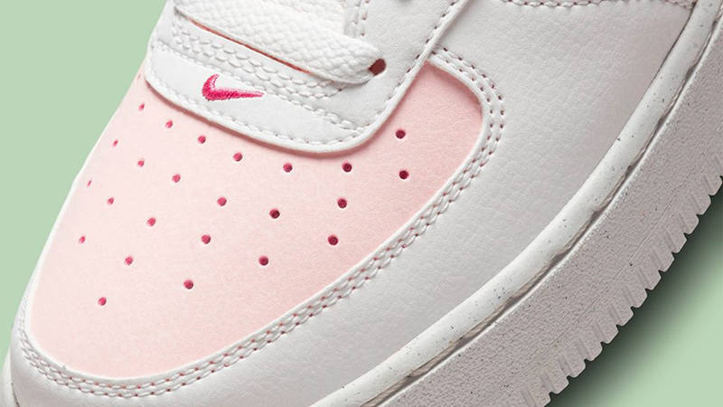 Nike Air Force 1 Low GS White Pink DR4853-100 DEtail