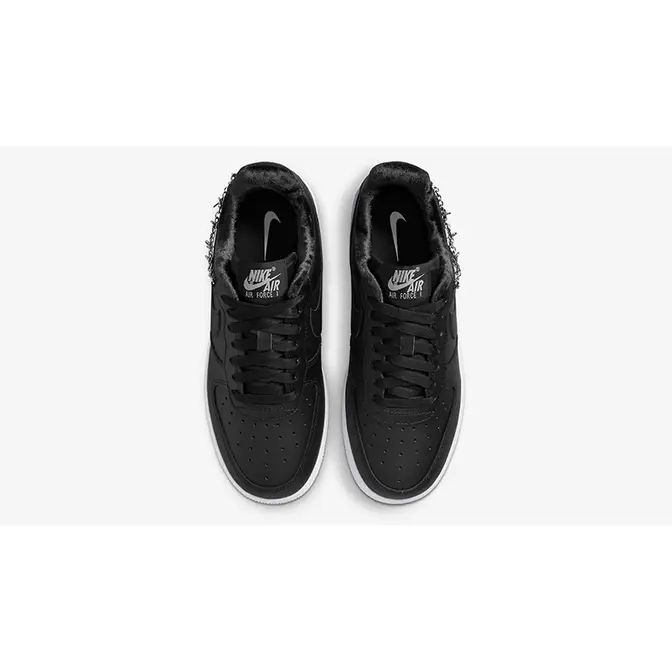 AUTHENTIC NIKE Air Force 1 Low LX Black Pendant White DD1525 001