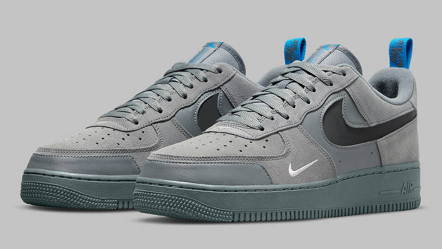 grey air force 1 reflective