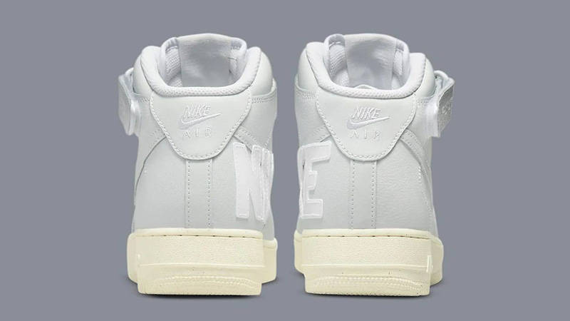 Nike Air Force 1 Mid Double Swoosh Grey back