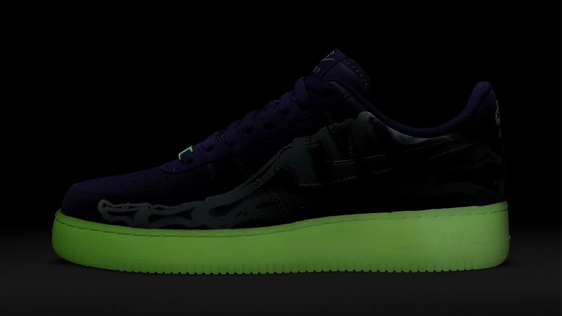 Nike Air Force 1 _Purple Skeleton_