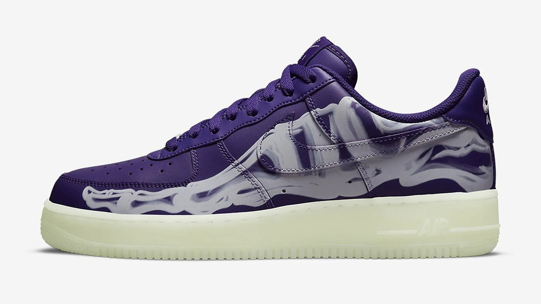 Nike Air Force 1 _Purple Skeleton__