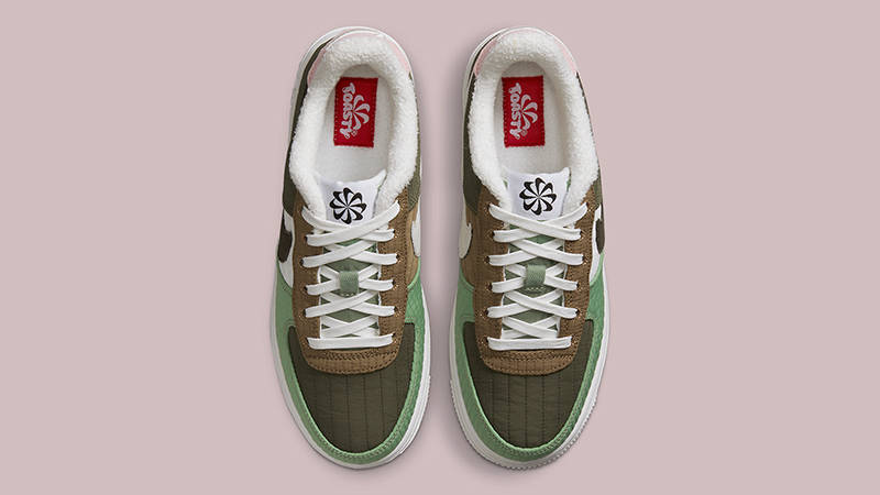 Nike Air Force 1 Toasty Oil Green Sail