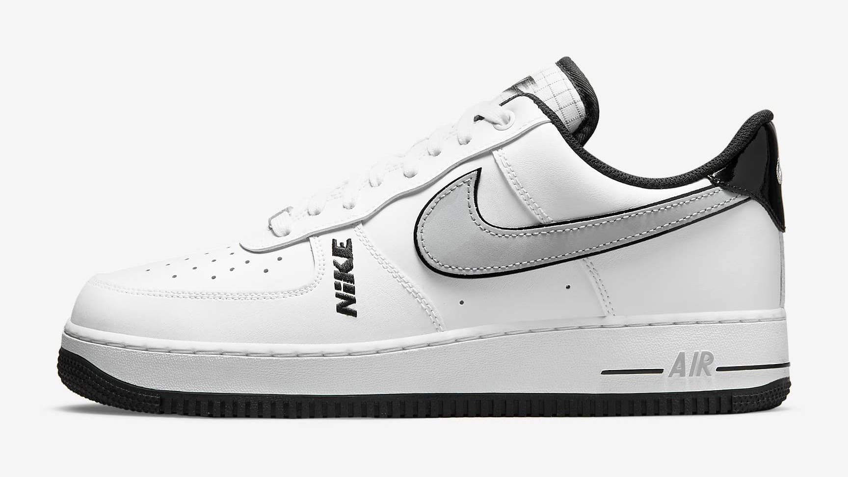 Nike Air Force 1 White Black Grey