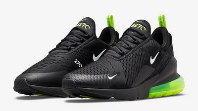 nike 270 black volt