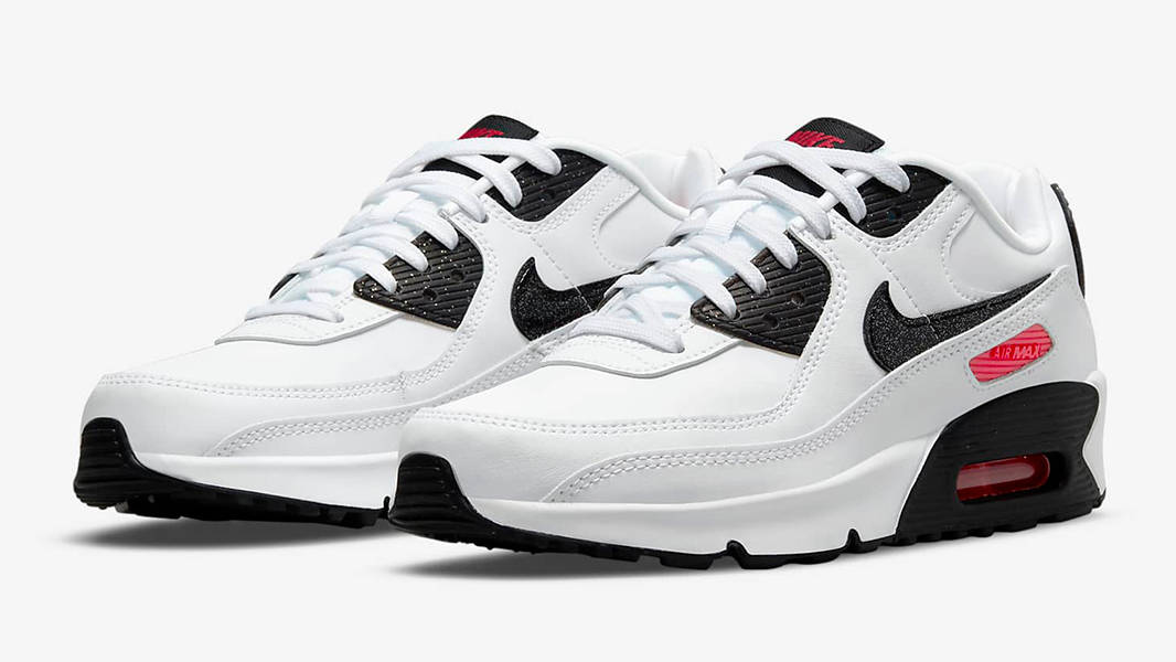 Nike Air Max 90 LTR SE GS White Berry Black