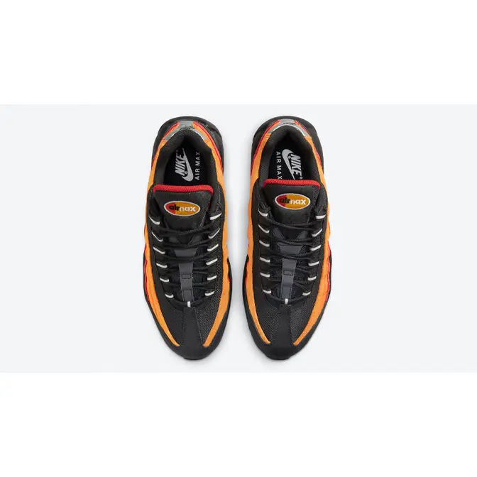 Nike air max 95 black and orange jd best sale