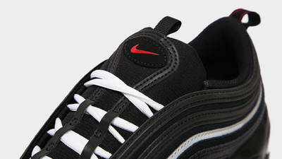 Nike Air Max 97 Black Red White Closeup