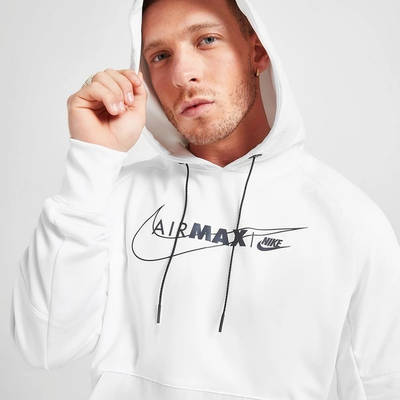 nike air max sweatshirt white