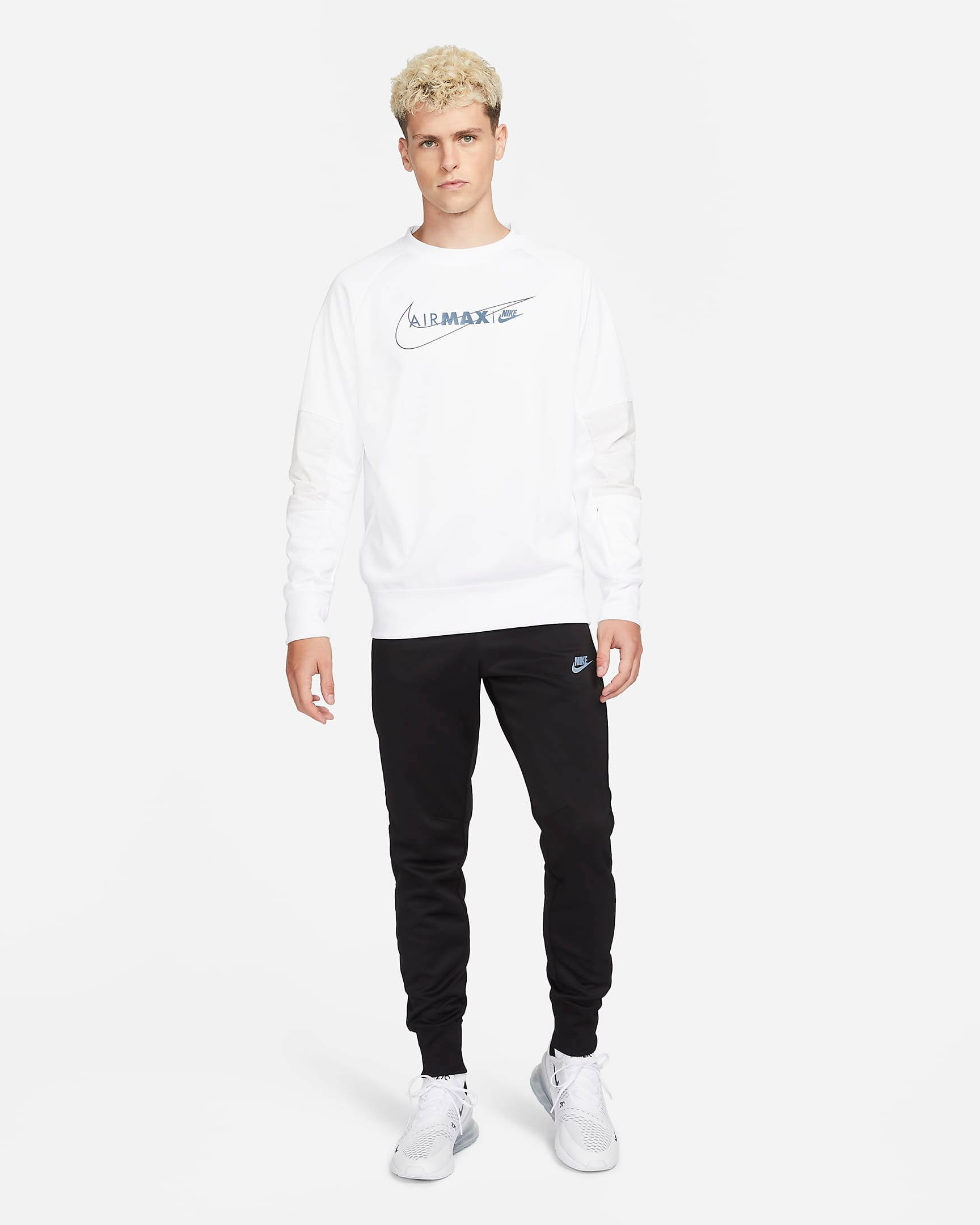 nike air max white jumper