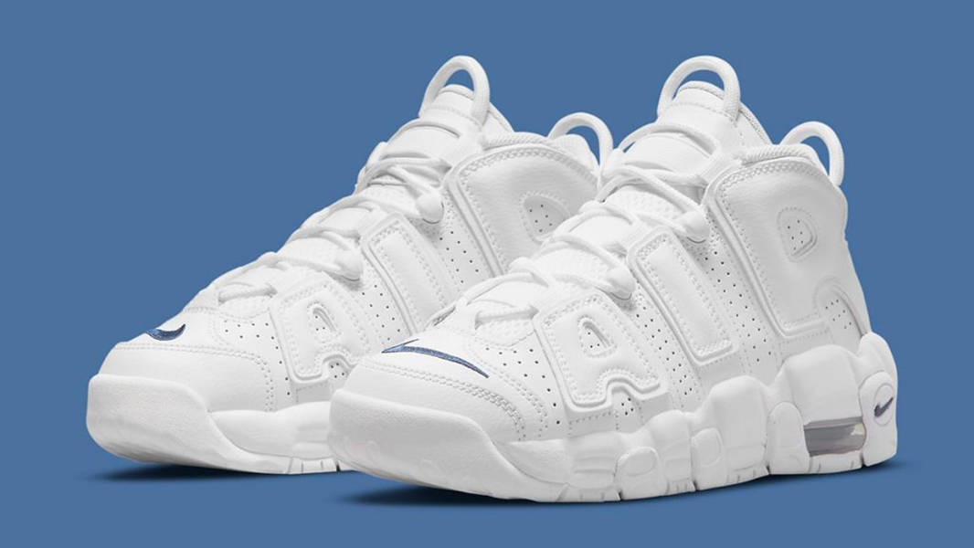 Nike Air More Uptempo GS White Armory Blue