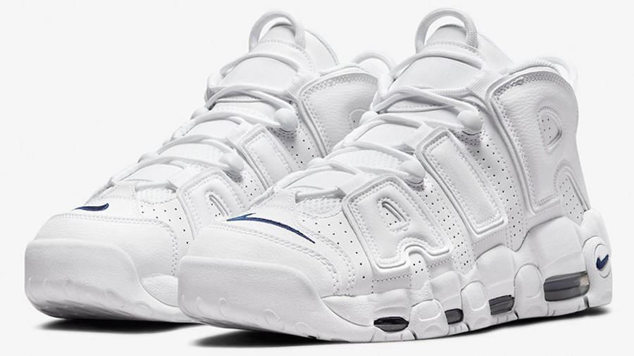 Nike Air More Uptempo White Navy DH8011-100 front