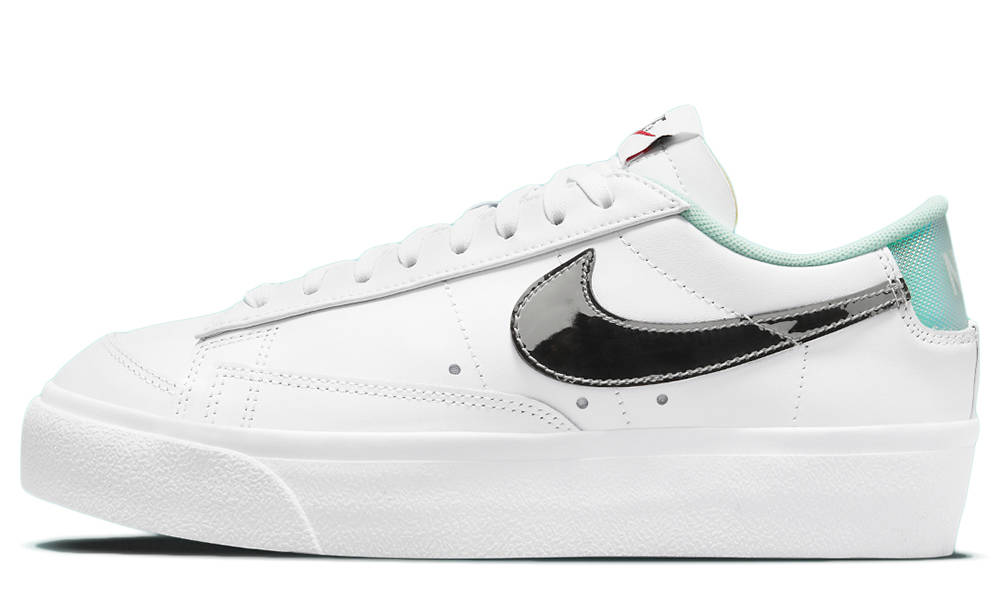 Nike Blazer Low Platform White Floral
